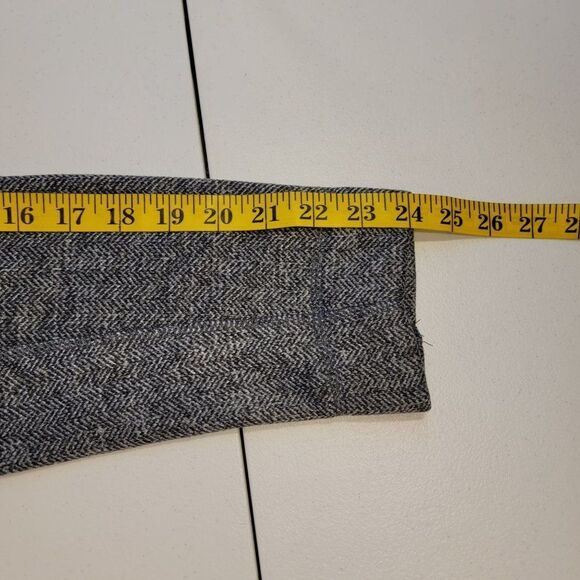 Marc New York Herringbone Zip Front Jacket Womens M Becket Fleece Lined Pockets - Picture 12 of 12